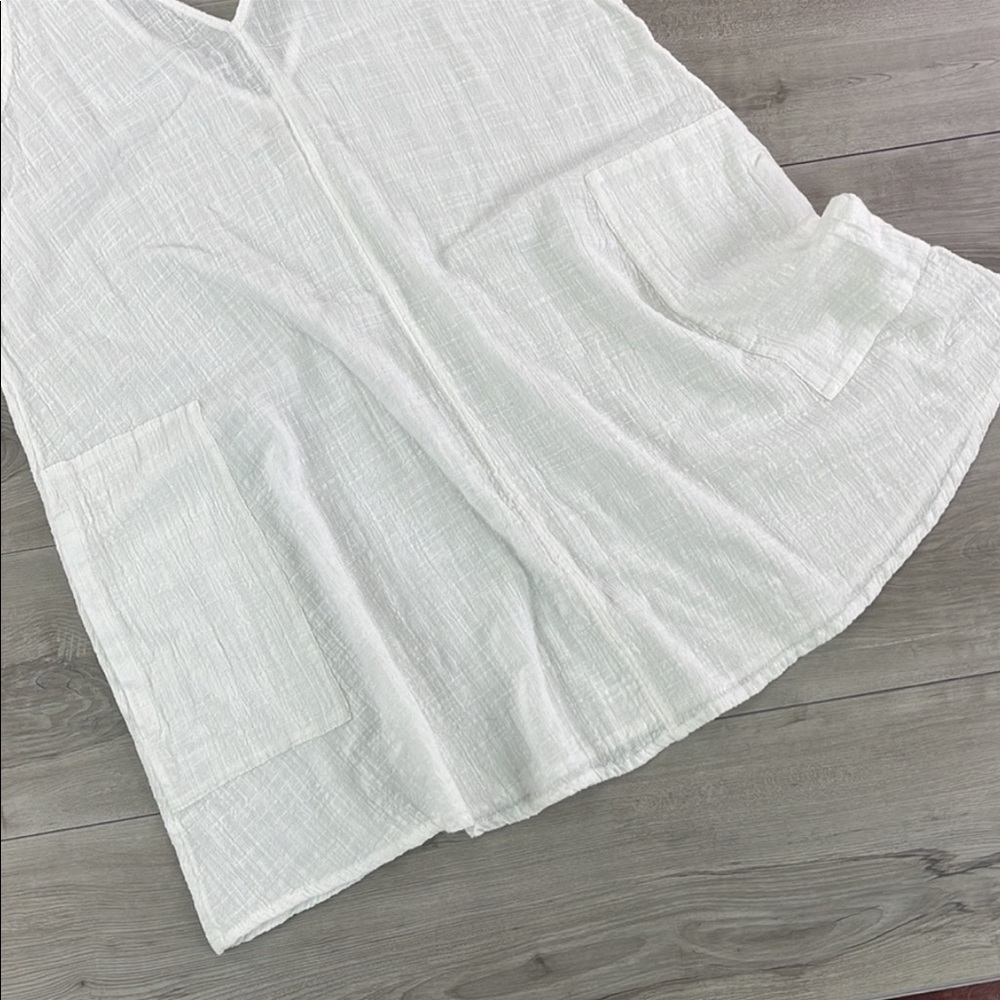 Rip Curl White Sleeveless Beach Tunic Coverup - Picture 7 of 13